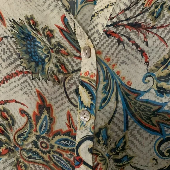 Sundance silk blouse XL - Picture 3 of 7